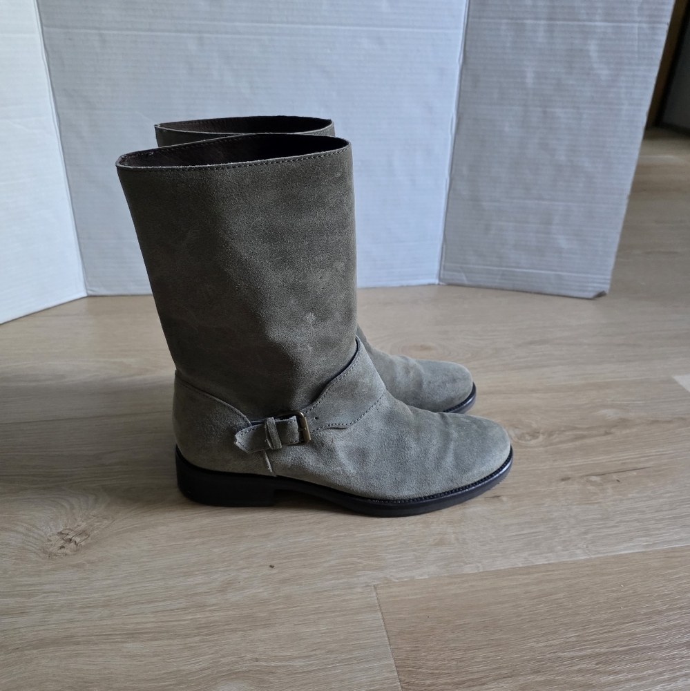 J.Crew Suede Mid Calf Voots Size 10 Womens.